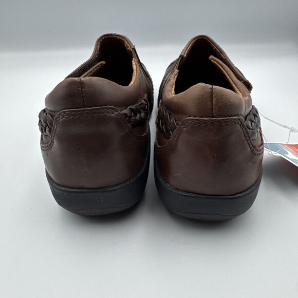 NEW Aetrex Karina Brown DM502 Leather Monk‎ Strap Casual Shoe ($140 ) US 5-5.5 - Picture 7 of 13